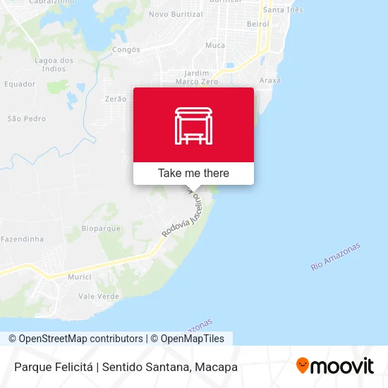 Parque Felicitá | Sentido Santana map