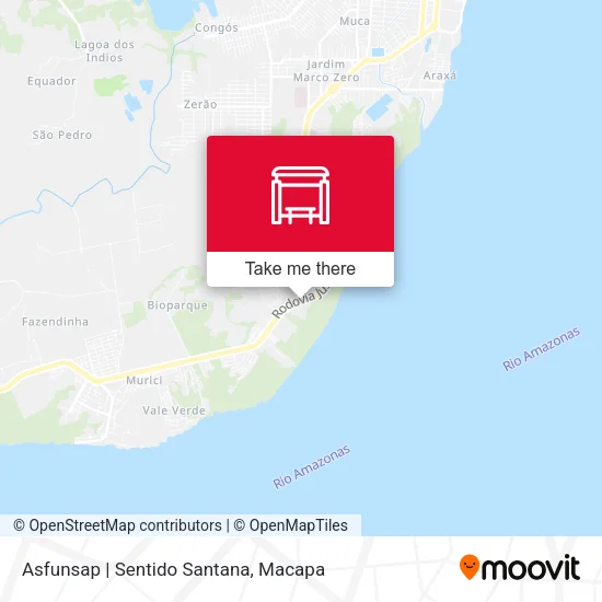 Asfunsap | Sentido Santana map