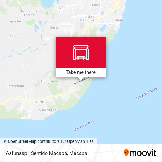 Asfunsap | Sentido Macapá map