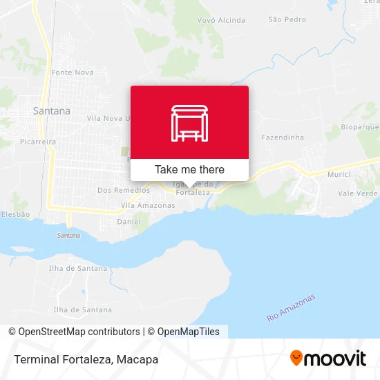 Terminal Fortaleza map