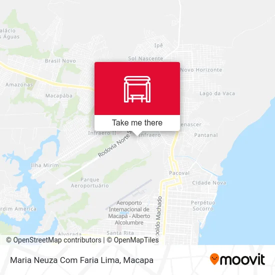 Maria Neuza Com Faria Lima map