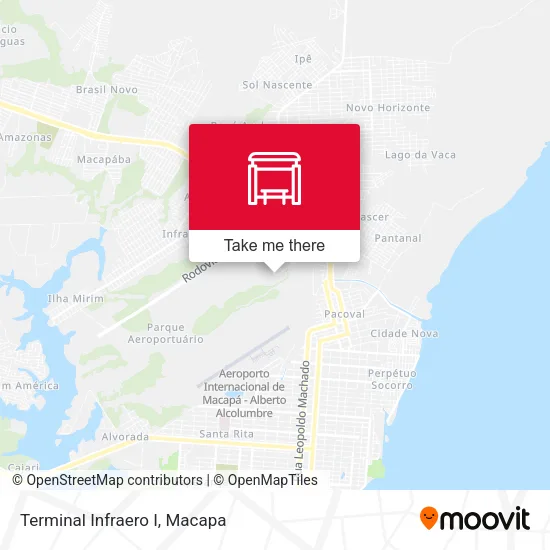 Terminal Infraero I map