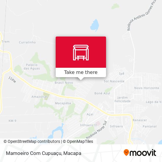 Mamoeiro Com Cupuaçu map