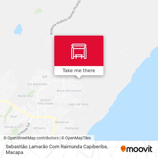 Sebastião Lamarão Com Raimunda Capiberibe map