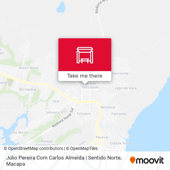 Mapa Júlio Pereira Com Carlos Almeida | Sentido Norte