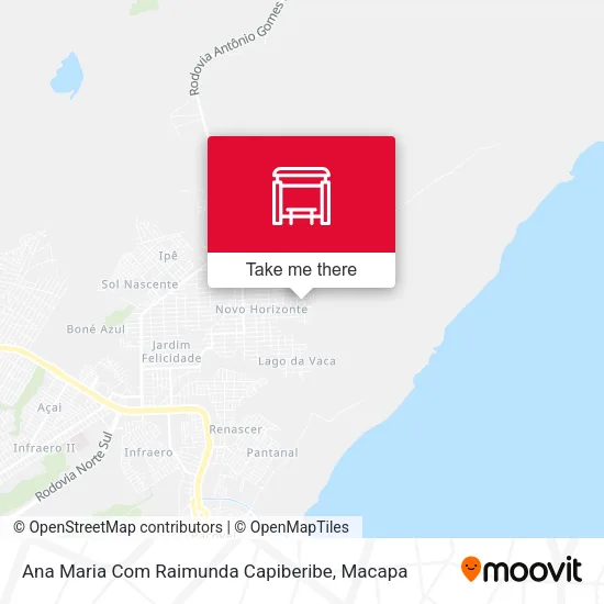 Ana Maria Com Raimunda Capiberibe map