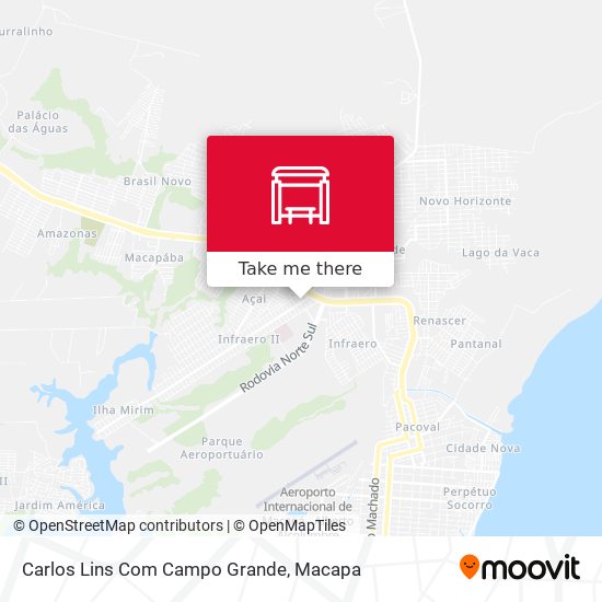 Mapa Carlos Lins Com Campo Grande