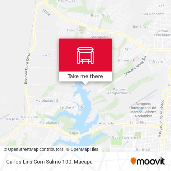 Carlos Lins Com Salmo 100 map