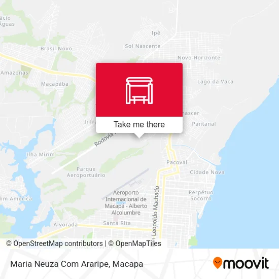 Maria Neuza Com Araripe map