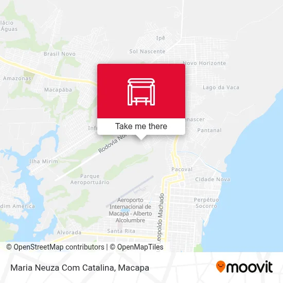 Maria Neuza Com Catalina map