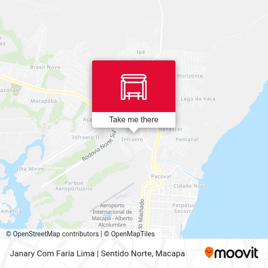 Janary Com Faria Lima | Sentido Norte map