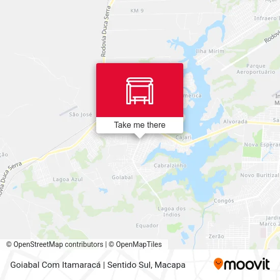Goiabal Com Itamaracá | Sentido Sul map