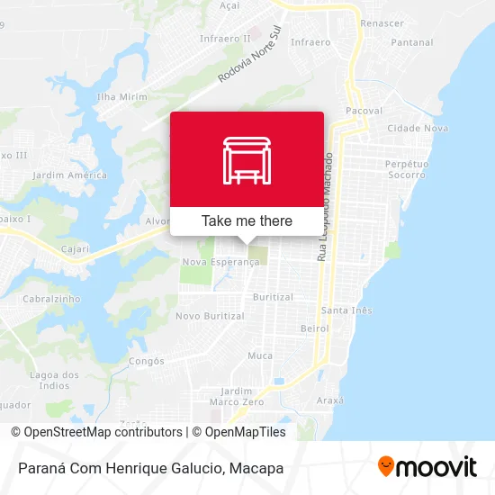 Paraná Com Henrique Galucio map