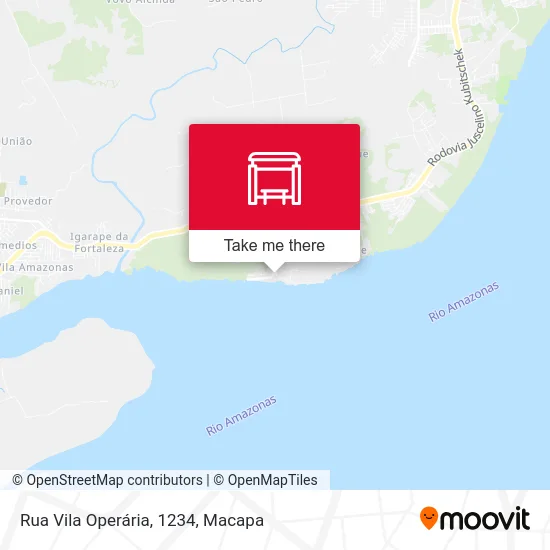 Rua Vila Operária, 1234 map