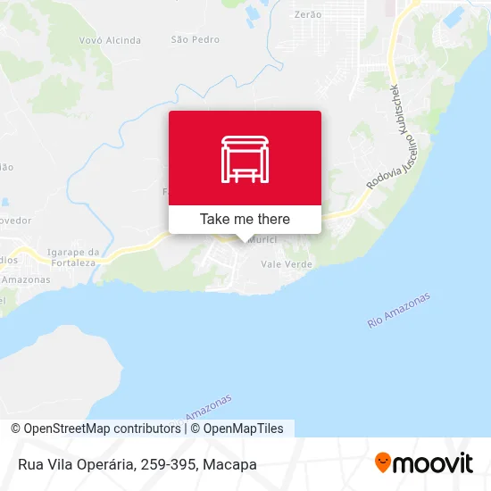 Rua Vila Operária, 259-395 map