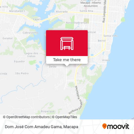 Dom José Com Amadeu Gama map