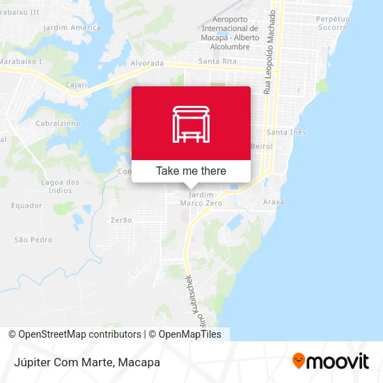 Júpiter Com Marte map