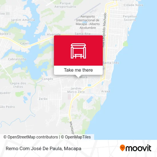 Remo Com José De Paula map