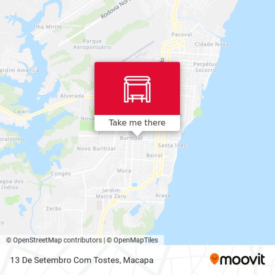 13 De Setembro Com Tostes map