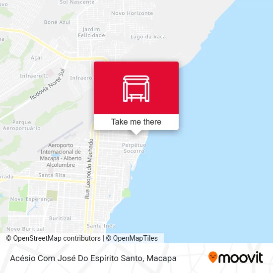 Acésio Com José Do Espírito Santo map