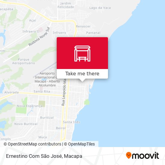Ernestino Com São José map