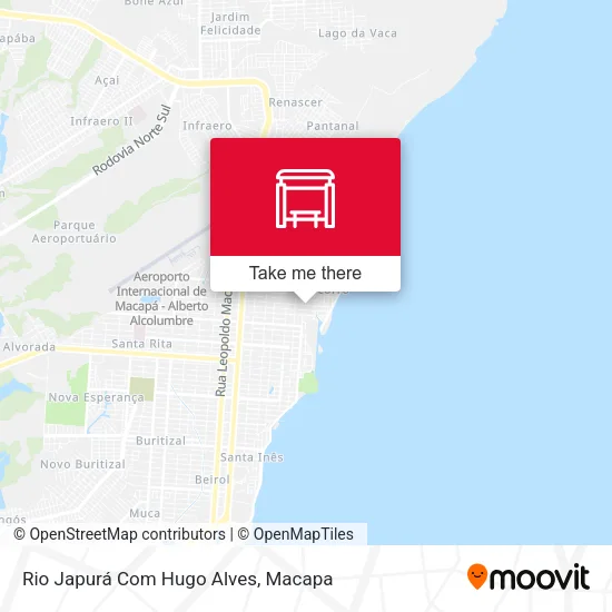 Rio Japurá Com Hugo Alves map