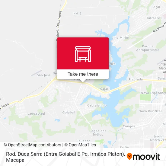 Rod. Duca Serra (Entre Goiabal E Pq. Irmãos Platon) map