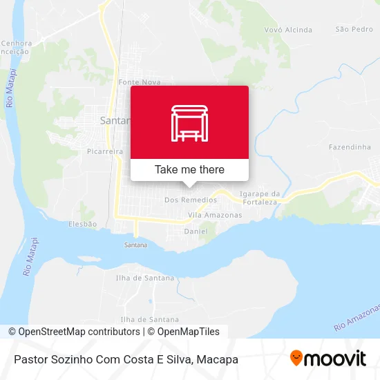 Pastor Sozinho Com Costa E Silva map