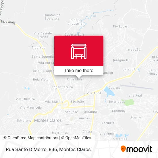 Rua Santo D Morro, 836 map