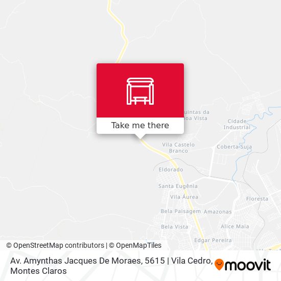Mapa Av. Amynthas Jacques De Moraes, 5615 | Vila Cedro