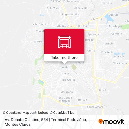 Av. Donato Quintino, 554 | Terminal Rodoviário map