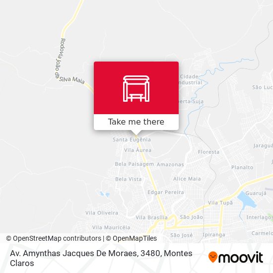 Mapa Av. Amynthas Jacques De Moraes, 3480