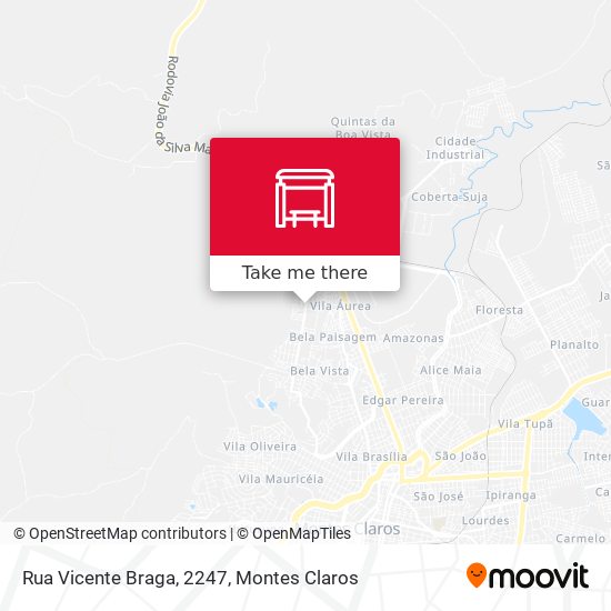 Mapa Rua Vicente Braga, 2247