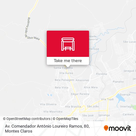 Mapa Av. Comendador Antônio Loureiro Ramos, 80