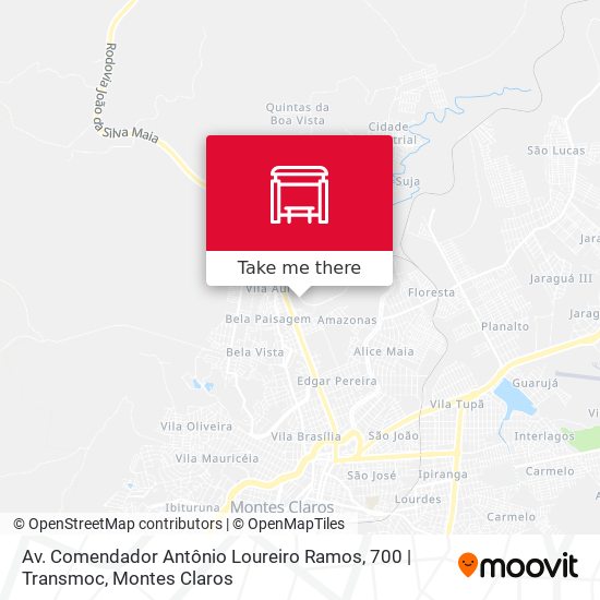 Mapa Av. Comendador Antônio Loureiro Ramos, 700 | Transmoc