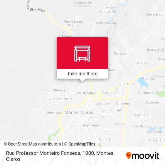 Rua Professor Monteiro Fonseca, 1000 map