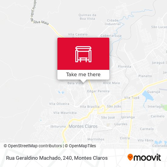Mapa Rua Geraldino Machado, 240