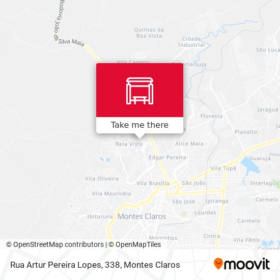 Mapa Rua Artur Pereira Lopes, 338