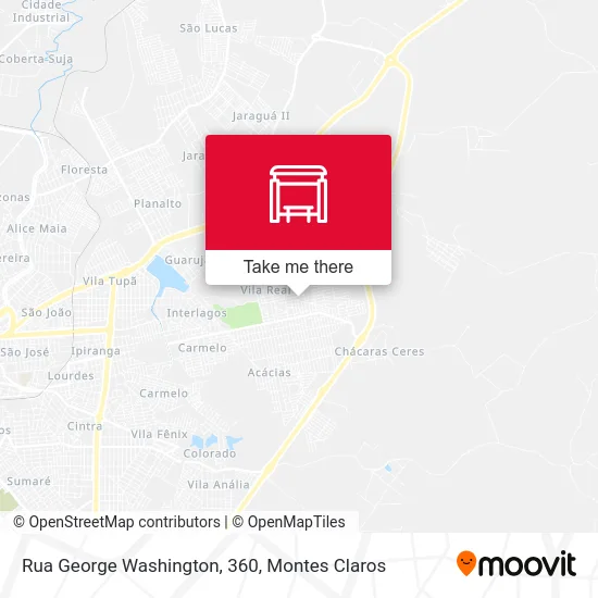 Rua George Washington, 360 map