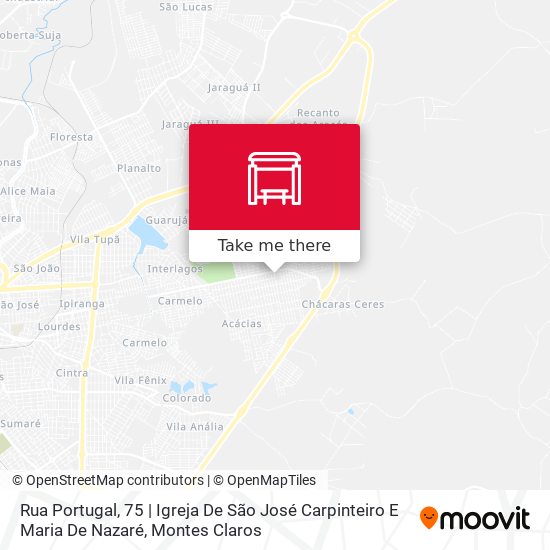 Mapa Rua Portugal, 75 | Igreja De São José Carpinteiro E Maria De Nazaré