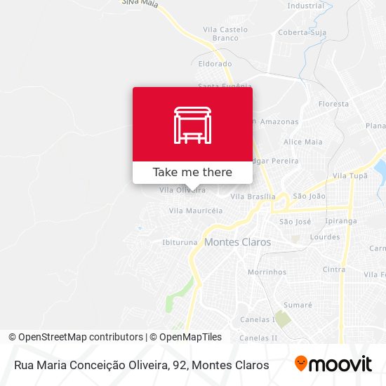 Rua Maria Conceição Oliveira, 92 map