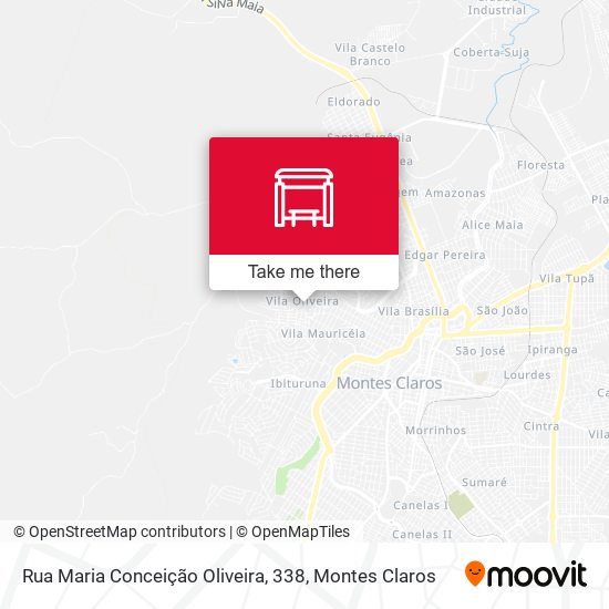 Rua Maria Conceição Oliveira, 338 map