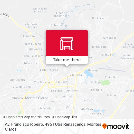 Av. Francisco Ribeiro, 495 | Ubs Renascença map