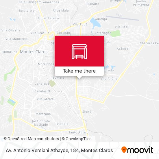 Av. Antônio Versiani Athayde, 184 map