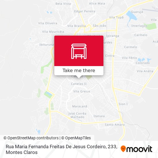 Mapa Rua Maria Fernanda Freitas De Jesus Cordeiro, 233