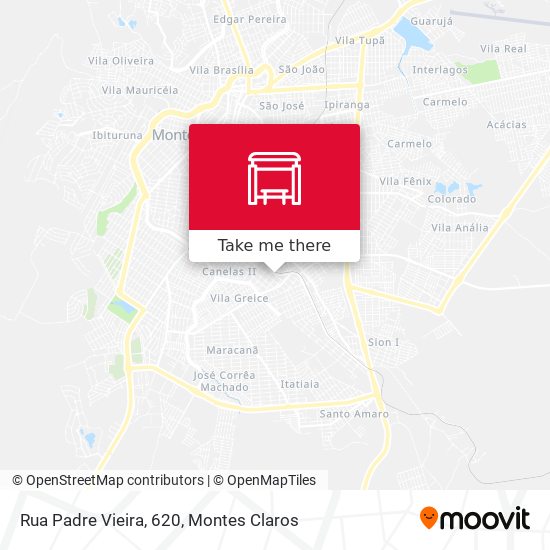 Rua Padre Vieira, 620 map