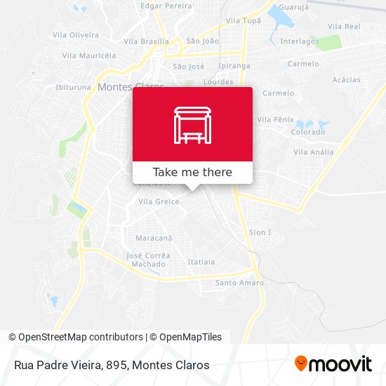 Mapa Rua Padre Vieira, 895