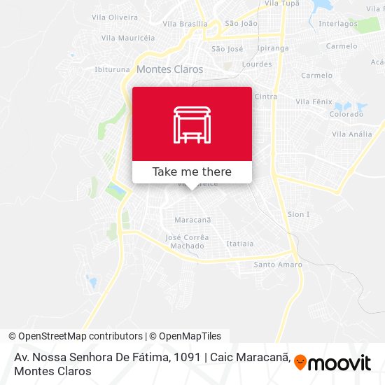 Av. Nossa Senhora De Fátima, 1091 | Caic Maracanã map