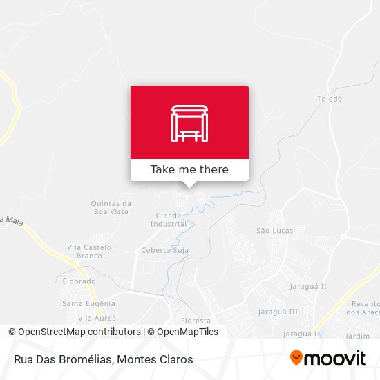 Mapa Rua Das Bromélias