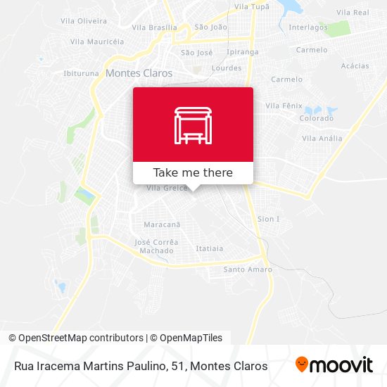 Rua Iracema Martins Paulino, 51 map